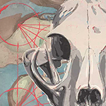 Skull Magic 01 Redux, Screen Print, 2016