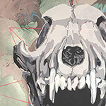 Skull Magic 02 Redux, Screen Print, 2016