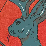 Jackalope, Screen Print, 2016
